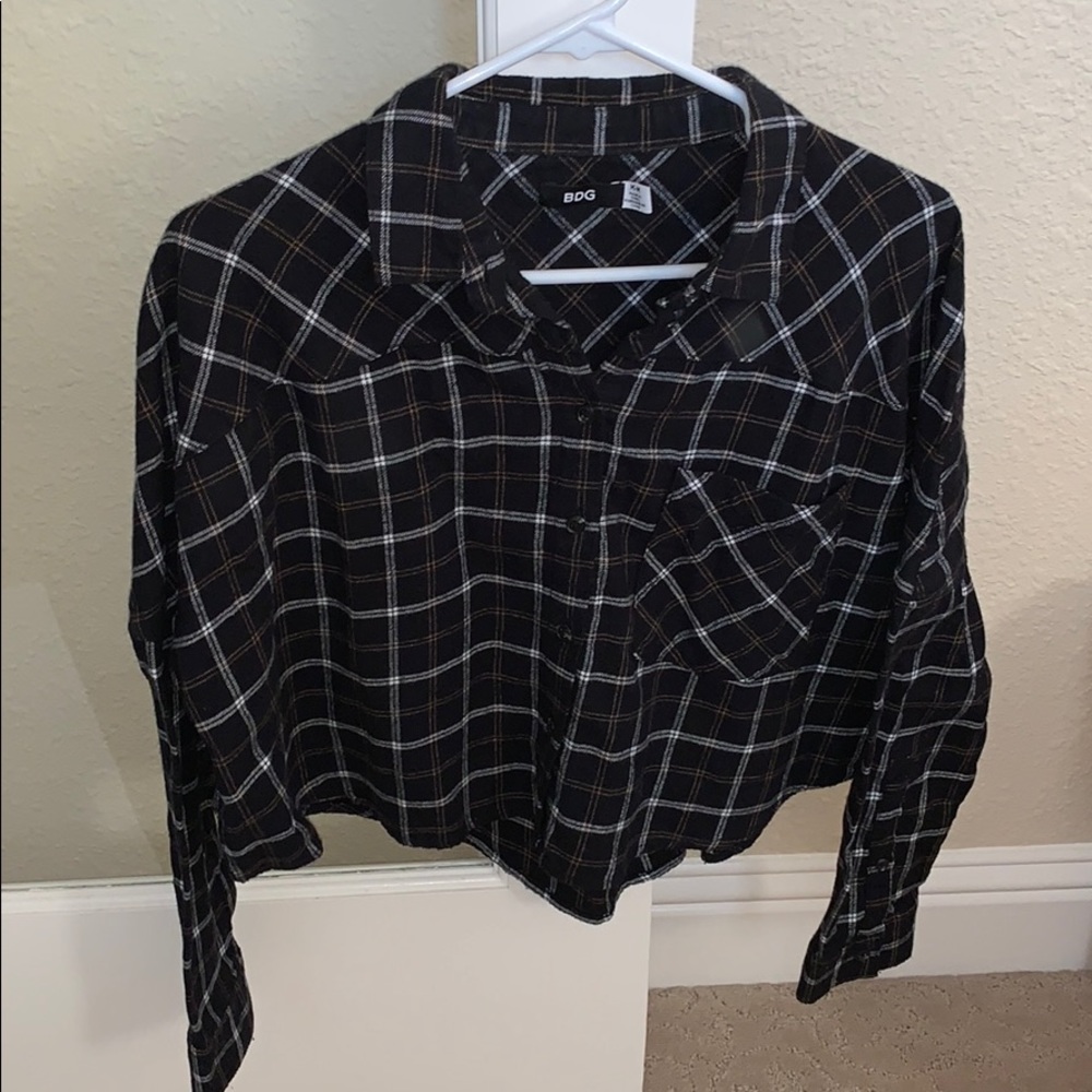 Urban Outfitters Cropped Flannel